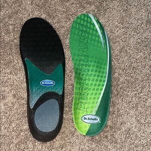 Dr. Scholl's Green and Black Performance Insoles